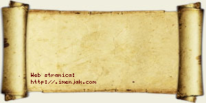 Jana Ćorsović vizit kartica